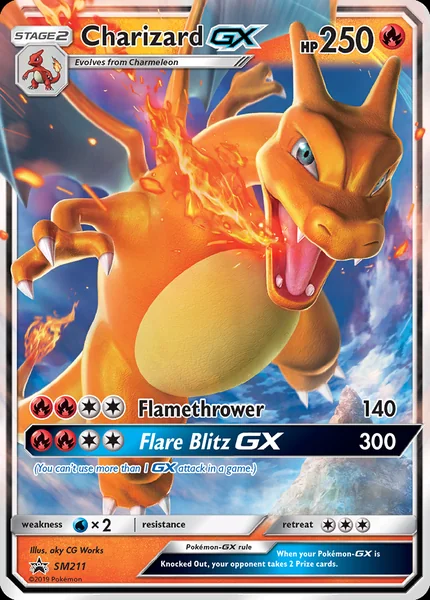 Charizard GX card image