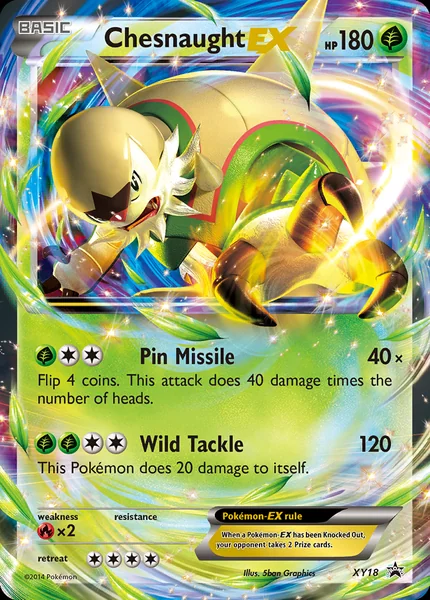 Chesnaught EX card image