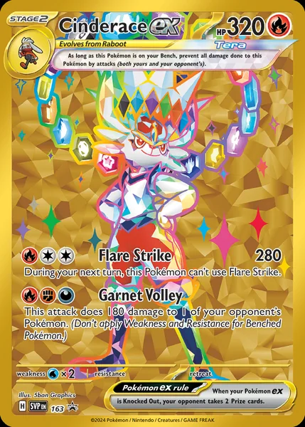 Cinderace Ex card image