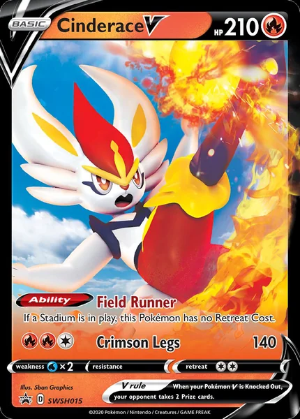 Cinderace V card image
