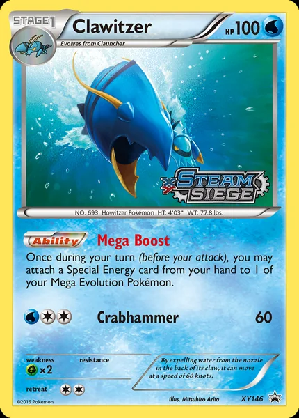 Clawitzer card image