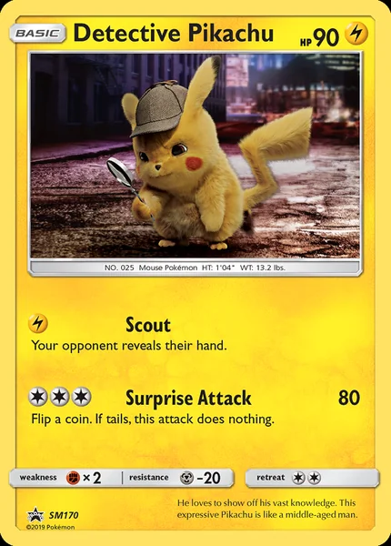 Detective Pikachu card image