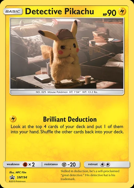 Detective Pikachu card image