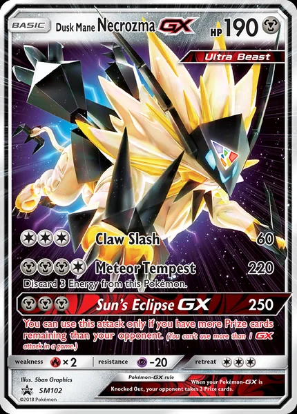 Dusk Mane Necrozma GX card image