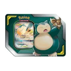 Eevee & Snorlax GX Tin card image