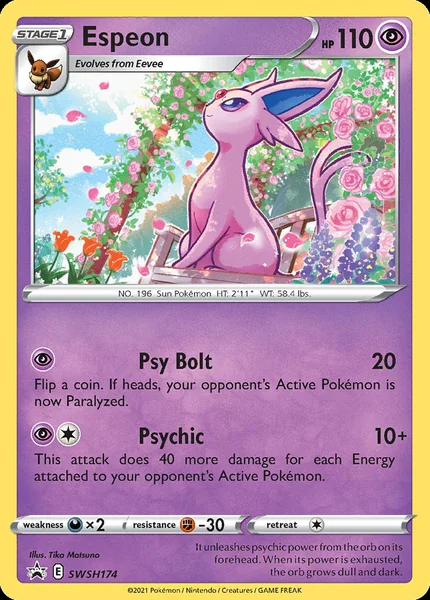 Espeon card image