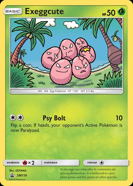Exeggcute card image