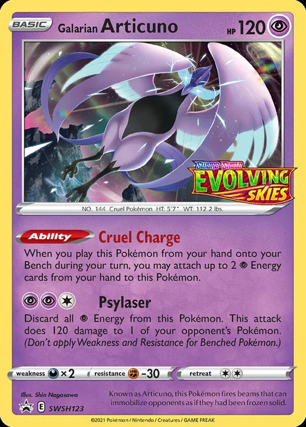 Galarian Articuno card image