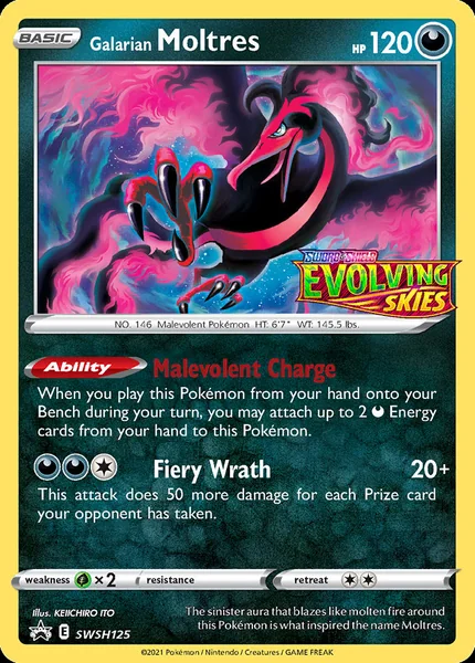 Galarian Moltres card image
