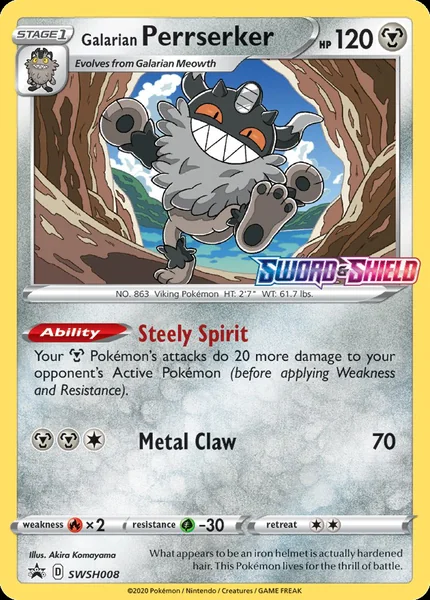 Galarian Perrserker card image