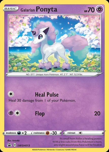 Galarian Ponyta card image
