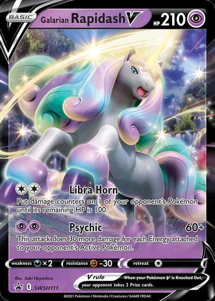 Galarian Rapidash V card image