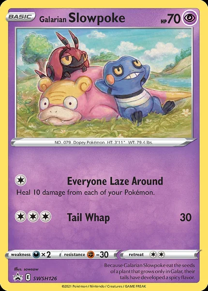 Galarian Slowpoke card image