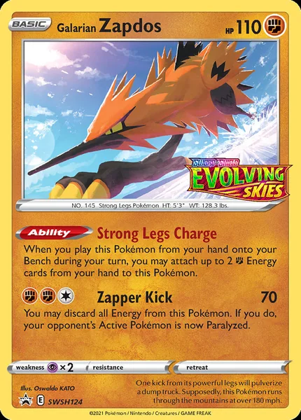 Galarian Zapdos card image