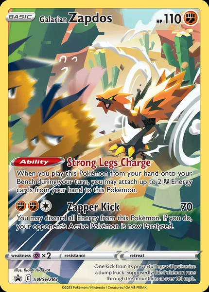 Galarian Zapdos card image