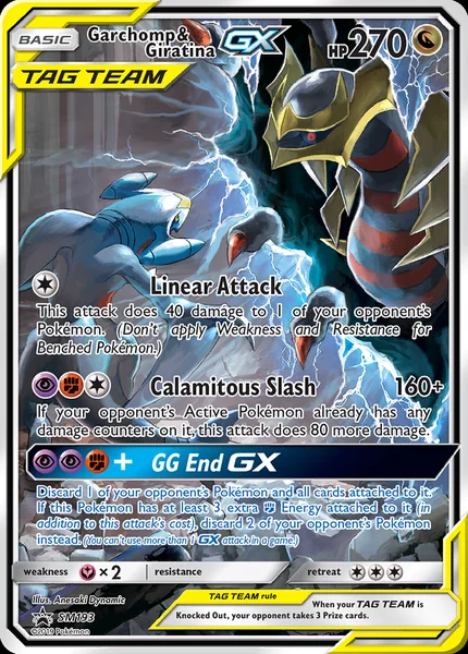 Garchomp & Giratina GX card image
