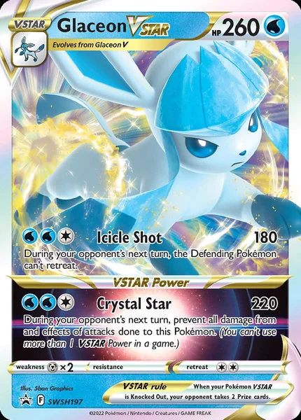 Glaceon VSTAR card image
