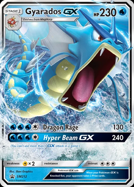 Gyarados GX card image