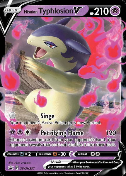 Hisuian Typhlosion V card image