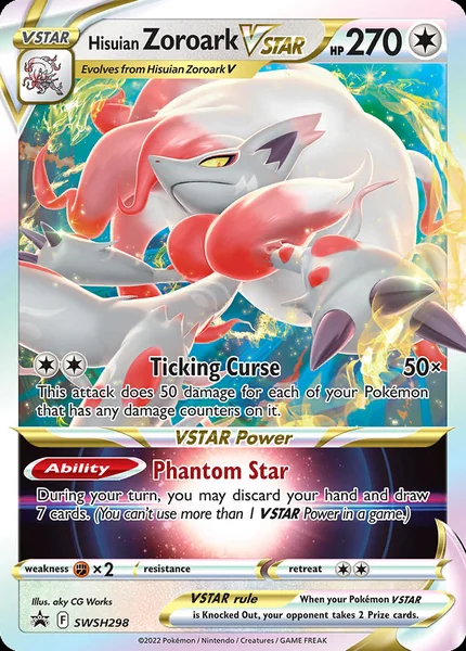 Hisuian Zoroark VSTAR card image