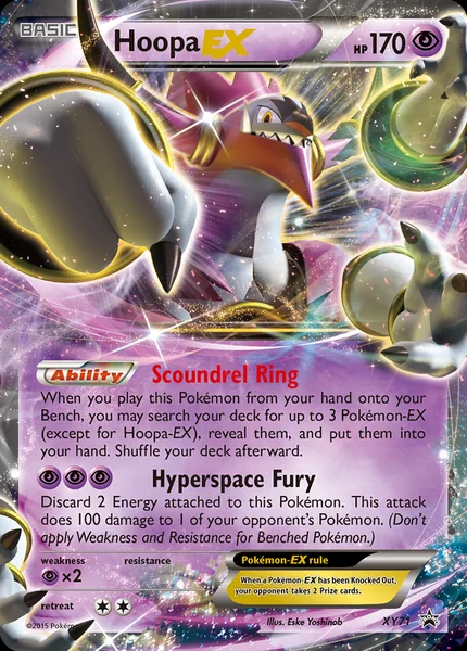 Hoopa EX card image