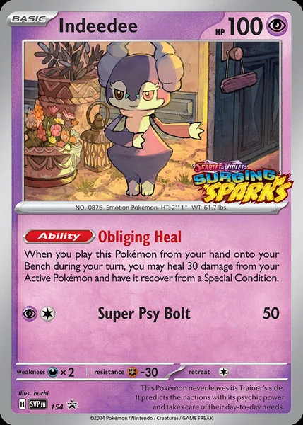 Indeedee card image