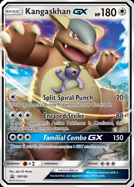 Kangaskhan GX card image