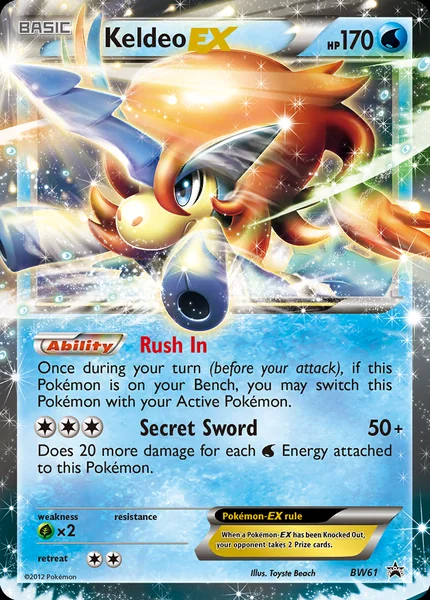 Keldeo EX card image