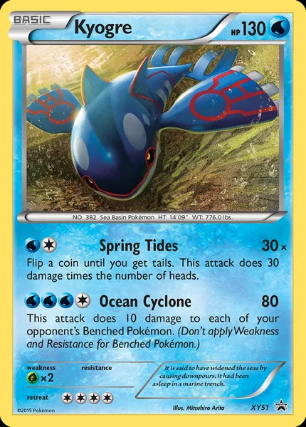 Kyogre card image