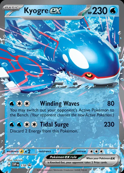 Kyogre Ex card image