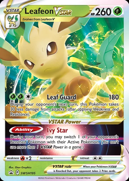 Leafeon V Star card image