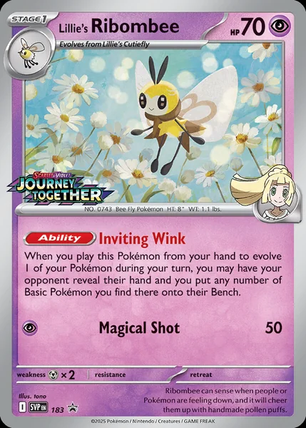 Lillie's Ribombee card image