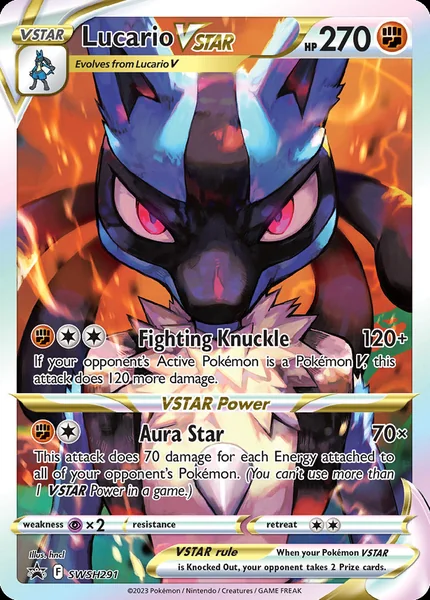 Lucario VSTAR card image