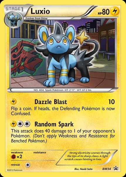 Luxio card image