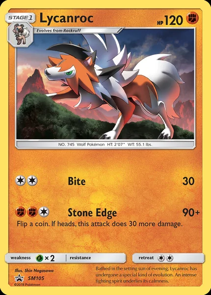 Lycanroc card image