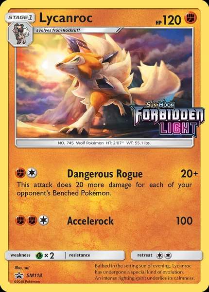 Lycanroc card image