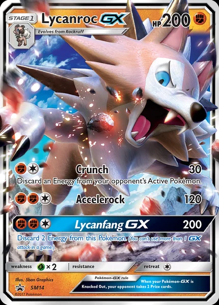 Lycanroc GX card image