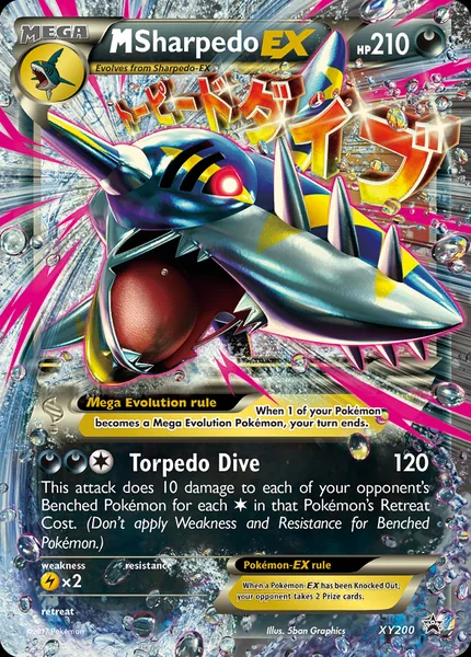 M Sharpedo EX card image