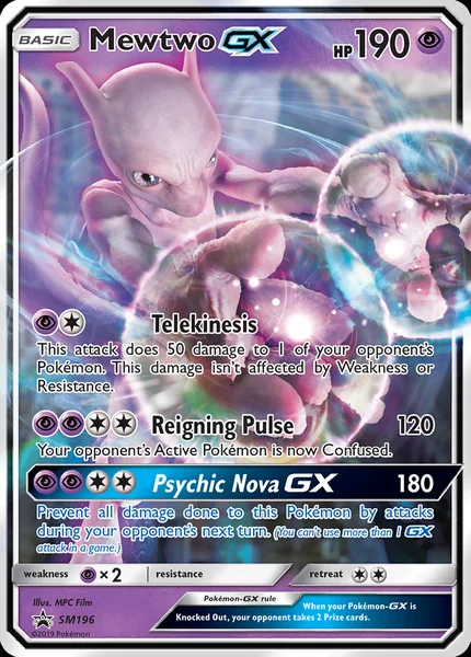 Mewtwo GX card image