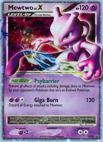 Mewtwo LV.X card image
