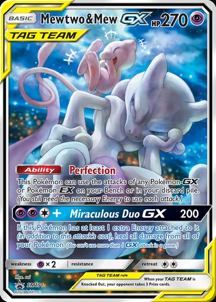 Mewtwo & Mew GX card image