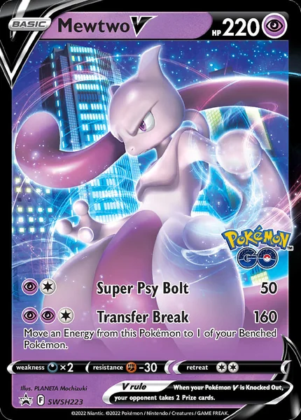 Mewtwo V card image