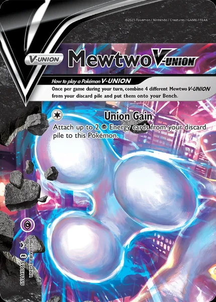 Mewtwo V-Union card image