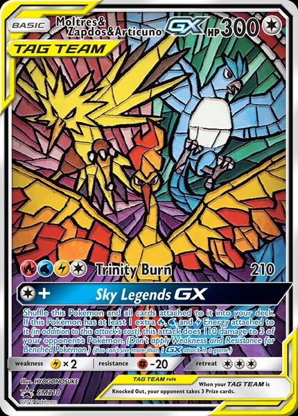 Moltres & Zapdos & Articuno GX card image