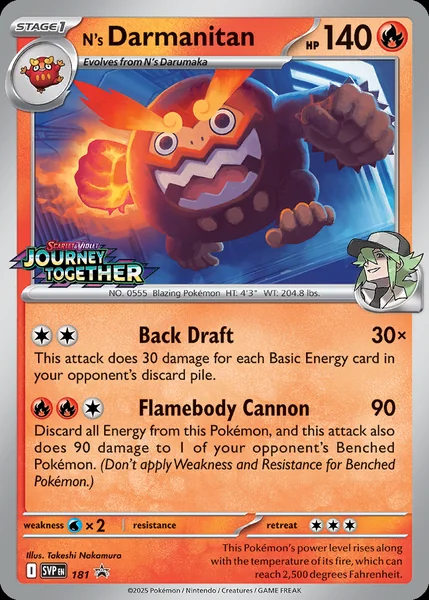 N's Darmanitan card image