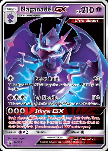Naganadel GX card image