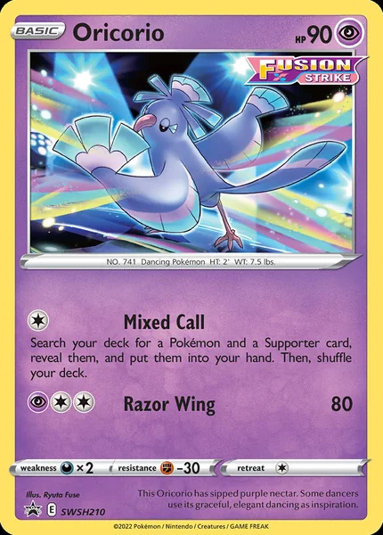 Oricorio card image