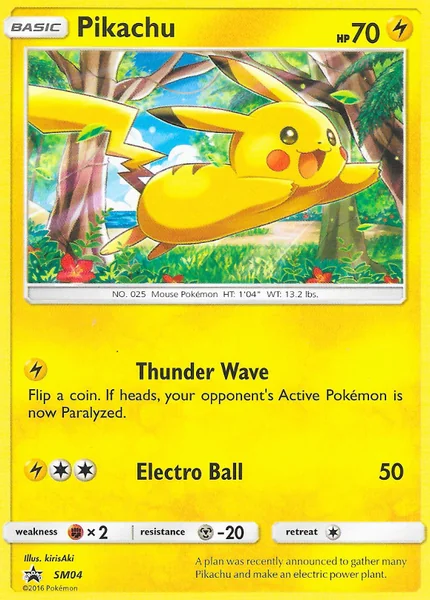 Pikachu card image