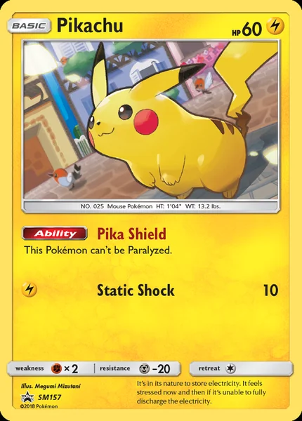 Pikachu card image
