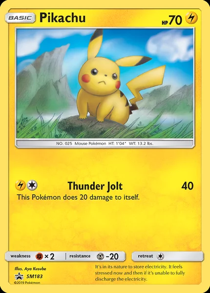 Pikachu card image